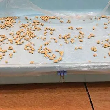 Kathson Rabbit Cage Liners - 100 Disposable Plastic Mats