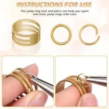 PAXCOO Jump Rings for Jewelry Making kit, 1260Pcs Jump Rings and Lobster Clasps with Jump Rings Tools and Pliers for Jewelry Making and Necklace Repair (Assorted Colors)