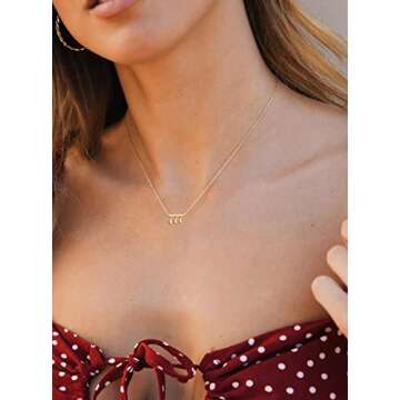 Angel Number 777 Choker Necklace Numerology Jewelry for Women Gold Tone