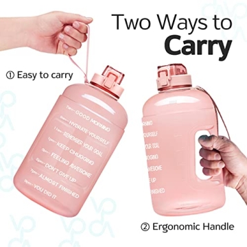 Venture Pal 64 Oz Water Bottle for Hydration Goals