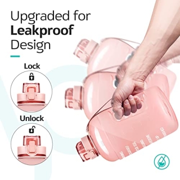 Venture Pal 64 Oz Water Bottle for Hydration Goals