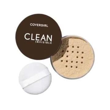 COVERGIRL Professional Loose Finishing Powder, Translucent Fair, 0.7 Fl Oz, Sets Makeup, Controls Shine, Won't Clock Pores, Small Compact, Lightweight Formula