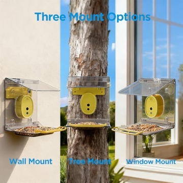 Smart Bird Feeder with 4K Camera and No Subscription