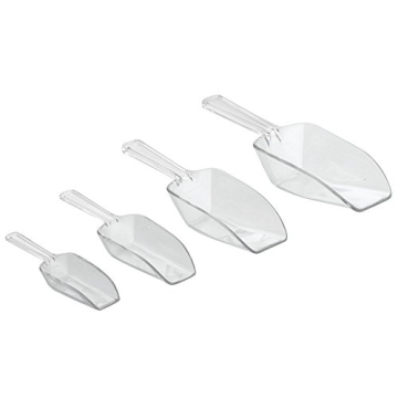iDesign Large Plastic Measuring Scoops Set of 4