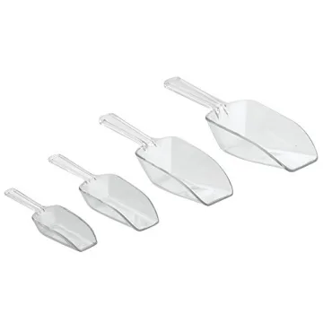 iDesign Large Plastic Measuring Scoops Set of 4