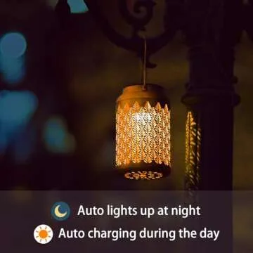 Eandisom Solar Lanterns - Outdoor Decor Gift Set