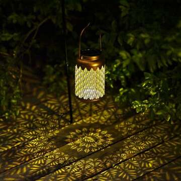 Eandisom Solar Lanterns - Outdoor Decor Gift Set
