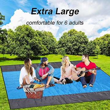 Mumu Sugar Sand Free Beach Blanket Oversized Waterproof Mat