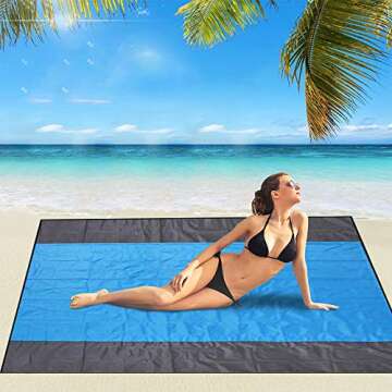 Mumu Sugar Sand Free Beach Blanket Oversized Waterproof Mat