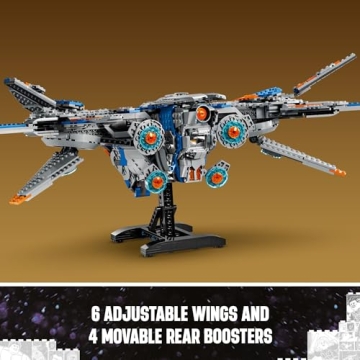 LEGO Marvel Milano Starship Buildable Toy for Ages 12+