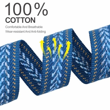 YIKOKO Guitar Strap with Pick Pocket and Leather Ends