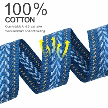 YIKOKO Guitar Strap with Pick Pocket and Leather Ends