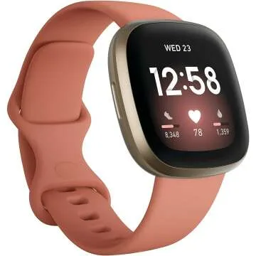 Fitbit Versa 3 Smartwatch: Health & Fitness Tracker with Built-in GPS