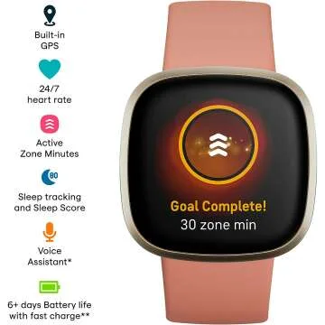 Fitbit Versa 3: Health & Fitness Smartwatch with GPS