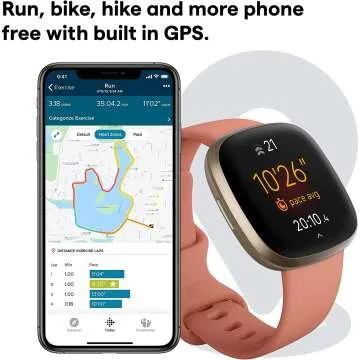Fitbit Versa 3: Health & Fitness Smartwatch with GPS