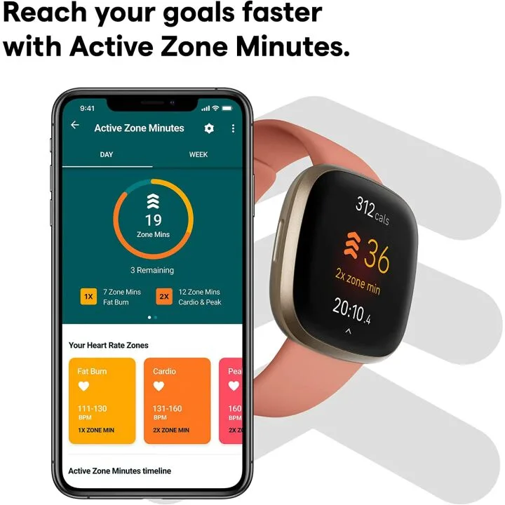 Fitbit Versa 3: Health & Fitness Smartwatch with GPS