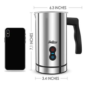 Betitay Electric Hot Milk Heater for Perfect Cappuccinos