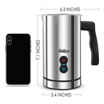 Betitay Electric Hot Milk Heater for Perfect Cappuccinos