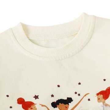 HILEELANG Toddler Fall Outfit Cute Cotton Pants Set