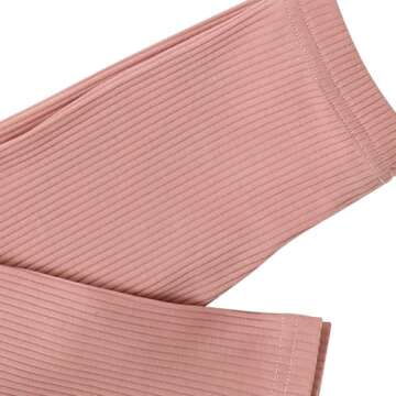 HILEELANG Toddler Fall Outfit Cute Cotton Pants Set