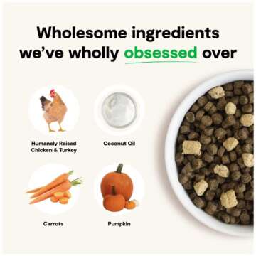 Open Farm RawMix Grain-Free Prairie Recipe for Dogs, Includes Kibble, Bone Broth, and Freeze Dried Raw, Inspired by The Wild, Humanely Raised Protein and Non-GMO Fruits and Veggies, 3.5 lb