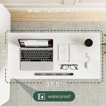 Gibbon Mounts Adjustable Mobile Standing Desk with Wheels