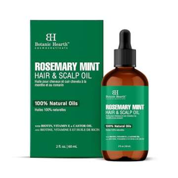 Enhance Hair Growth with Botanic Hearth Rosemary Mint Oil - Strengthening & Nourishing Treatment
