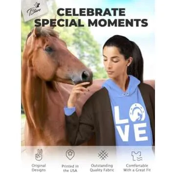 Funny Smell Like a Horse Hoodie for Horse Lovers Women