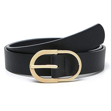 Earnda Women's Faux Leather Jeans Belt - Stylish and Versatile