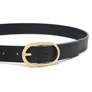 Earnda Women's Faux Leather Jeans Belt Stylish Accessory