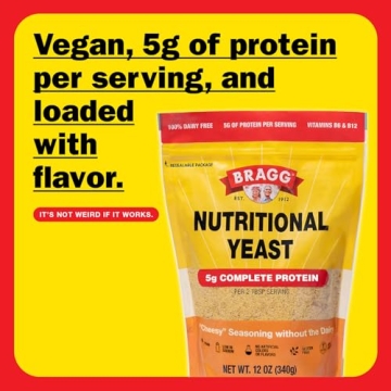 Bragg Nutritional Yeast - Vegan Cheese Flavor Substitute