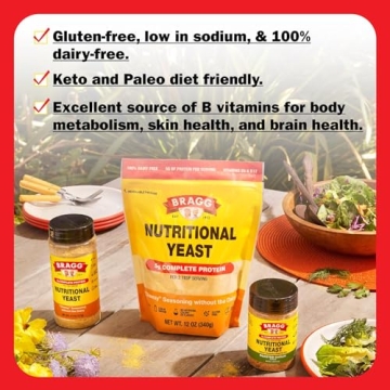 Bragg Nutritional Yeast - Vegan Cheese Flavor Substitute