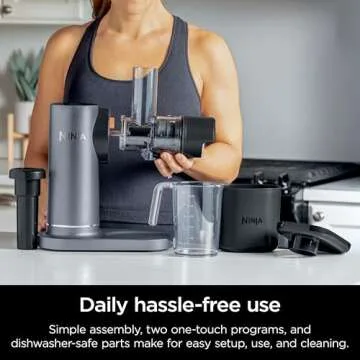 Ninja NeverClog 150W Cold Press Juicer - Healthy & Compact