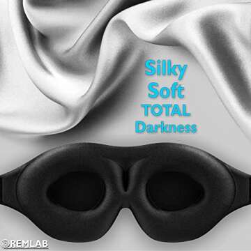 3D Light Blocking Sleep Mask for Comfort & Travel