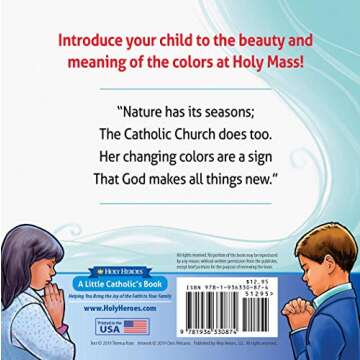 A Little Catholic's Book of Liturgical Colors board book