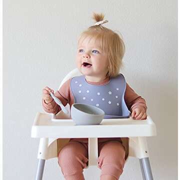 Otterlove Silicone Baby Bowl & Spoon Set for Weaning