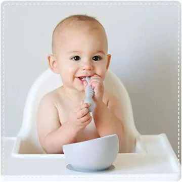 Otterlove Silicone Baby Bowl & Spoon Set for Weaning