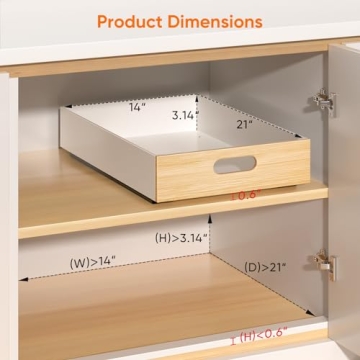POKIPO Pull Out Drawer - Easy to Install Cabinet Organizer