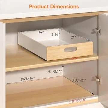 POKIPO Pull Out Drawer - Easy to Install Cabinet Organizer