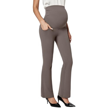 Ewedoos Maternity Pants for Women - Stylish Stretchy Workwear Pants with Pockets