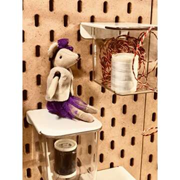 LEVLOVS Mouse and The Mushroom in a Leaf Bed Mouse Doll Christmas Mouse in a Box Sister Mouse in Matchbox Linen Doll