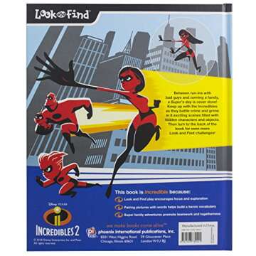 Disney Pixar - Incredibles 2 Look and Find - PI Kids