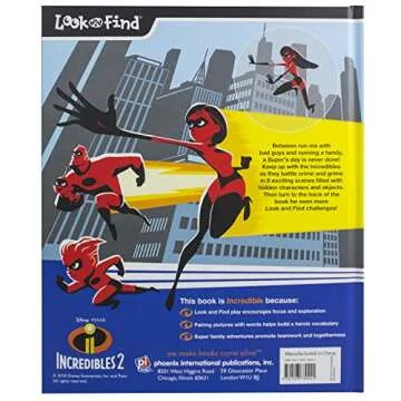 Disney Pixar - Incredibles 2 Look and Find - PI Kids