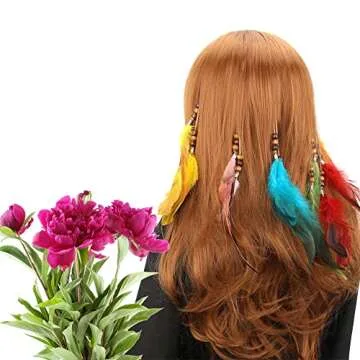 Boho Feather Hair Clips for Festivals and Everyday Style