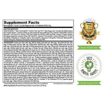 Vibrant Health, Green Vibrance Packets, Travel-Friendly Vegan Superfood Powder, 15 Packets (FFP)