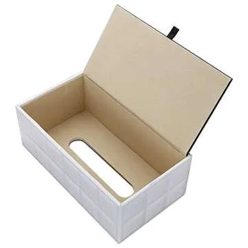 Stylish KINGFOM Rectangular Tissue Box Cover for Every Space