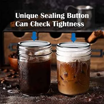 (72-Count) Regular Mouth Mason Jar Lids for Ball, Kerr, Completely Sealed, No Bending or Deformation, Canning Lids BPA-Free