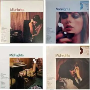 Taylor Swift Midnights SET OF ALL 4 Limited Edition COLORED VINYL