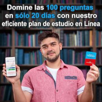 US Citizenship Flash Cards 2025 : Study Guide: Ciudadania Americana Spanish and English. Flash Cards incluye Audios Online. USCIS 100 Preguntas y respuestas