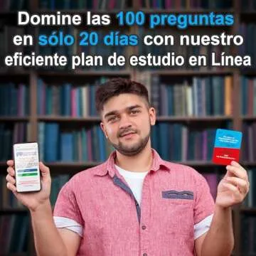 US Citizenship Flash Cards 2025 : Study Guide: Ciudadania Americana Spanish and English. Flash Cards incluye Audios Online. USCIS 100 Preguntas y respuestas